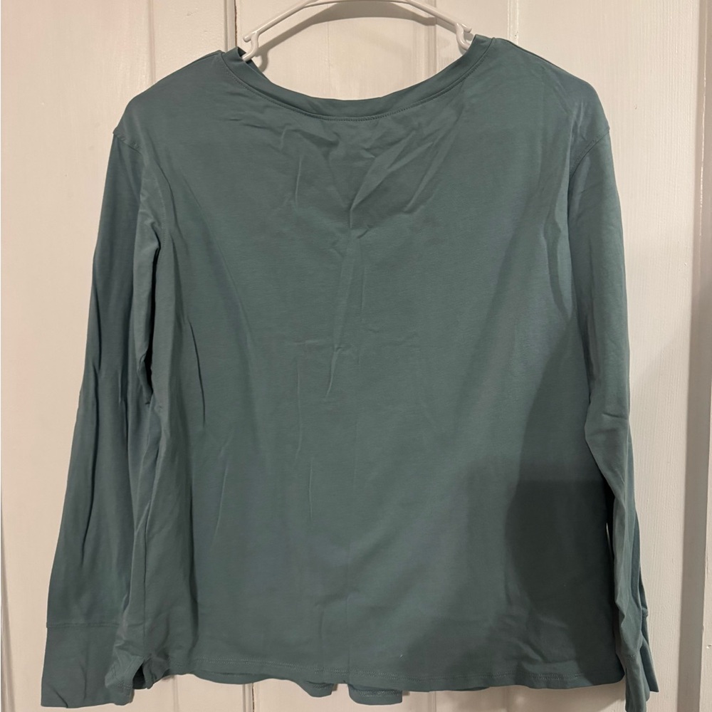 L.L. Bean Women's Long Sleeve Top - Teal